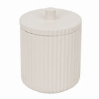 Porta Algodão de Bancada para Banheiro Resina Trench Glamour Sensea