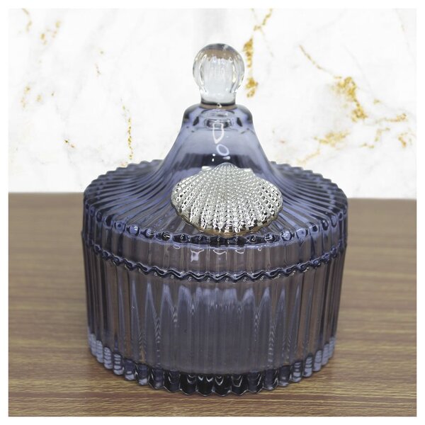 Porta Algodão E Cotonete Vidro 12cm