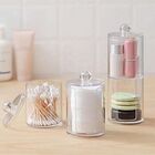 Porta Algodão E Cotonetes Transparente