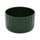 Porta Algodão Groove De Bancada Banheiro Lavabo - Verde Escuro