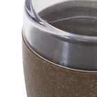 Porta Algodão Marrom em Plástico Eco Cana Martiplast