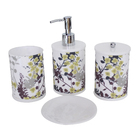 Porta Algodão Plástico Redondo Urbano Minimalista 3 Sensea