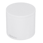 Porta Algodão Redondo Resina Branca Tube Bain Blanc