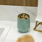 Porta Algodão Comfort Zone Verde Menta em Plástico Confort Belly Ou