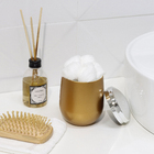 Porta Algodão Vintage Dourado Belly OU