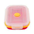 Porta Alimentos Retratil - Flexivel -  Rosa