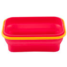 Porta Alimentos Retratil - Flexivel -  Rosa