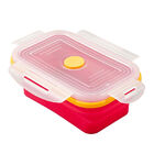 Porta Alimentos Retratil - Flexivel -  Rosa