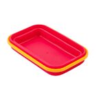 Porta Alimentos Retratil - Flexivel -  Rosa