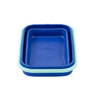 Porta Alimentos Retratil - Flexivel - Azul