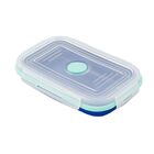 Porta Alimentos Retratil - Flexivel - Azul