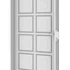 Porta Almofada De Aço Galvanizado Dupla Branco Esquerda - 215