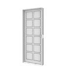 Porta Almofada De Aço Galvanizado Dupla Branco Esquerda - 215