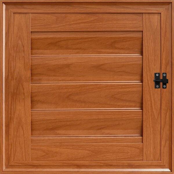 Porta Alumínio Revestimento Madeiro Abrigo Alçapão  80x60 - L