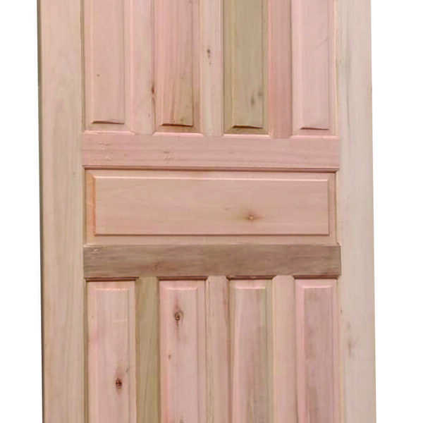 Porta Americana Externa 210x90 Cm Maciça Modelo 9 Almofadas E