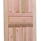 Porta Americana Externa 210x92 Cm Maciça Modelo 9 Almofadas E