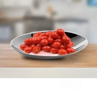 Porta Aperitivo Pizzo Inox Revestido Em Prata