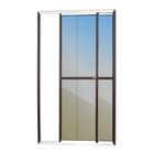 Porta Balcão 2 Folhas Super 25 Vidro Reflex 210cm X 120cm Bri