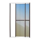 Porta Balcão 2 Folhas Super 25 Vidro Reflex 210cm X 150cm Bri