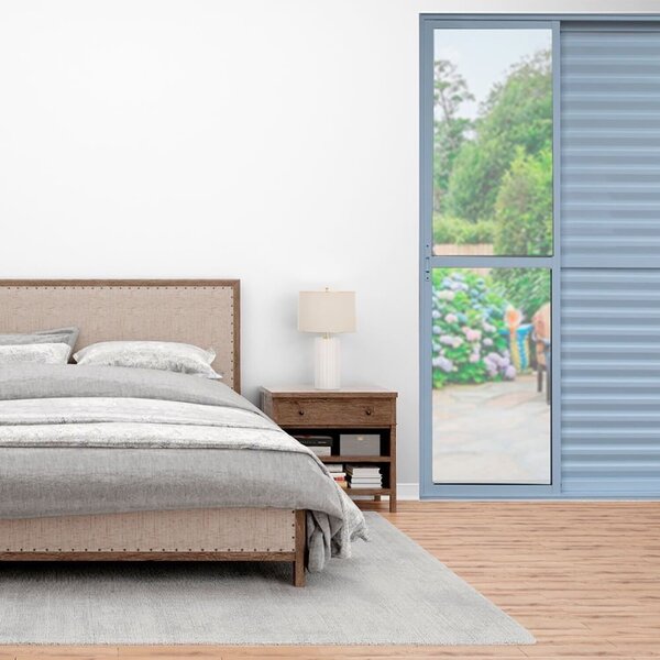 Porta Balcão 3 Folhas Alumínio 2,10 X 1,50 Com Fechadura Bran