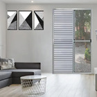 Porta Balcão 3 Folhas Aluminio Brilhante C/trinco 2.10x1.20