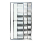 Porta Balcão 3 Folhas Aluminio Brilhante C/trinco 2.10x1.20