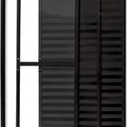 Porta Balcão 3 Folhas Com Trinco 2,10 X 1,50 Cor Preto Linha