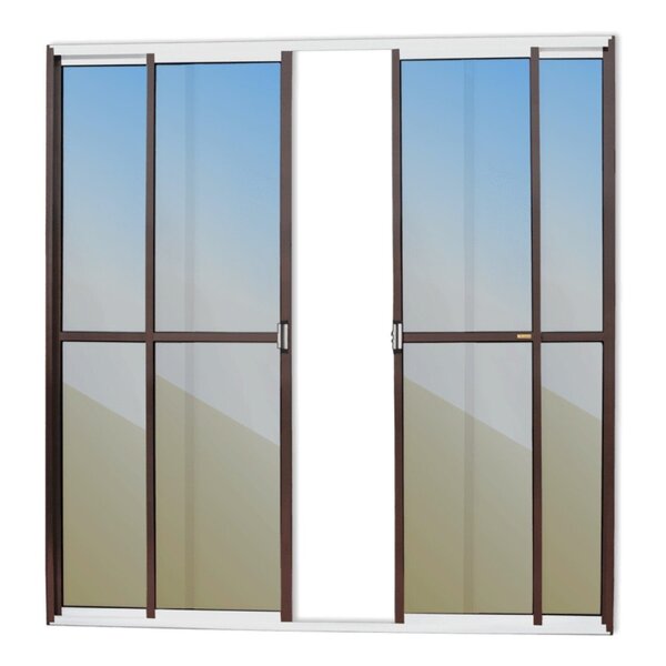 Porta Balcão 4 Folhas Super 25 Vidro Reflex 210cm X 200cm Bri