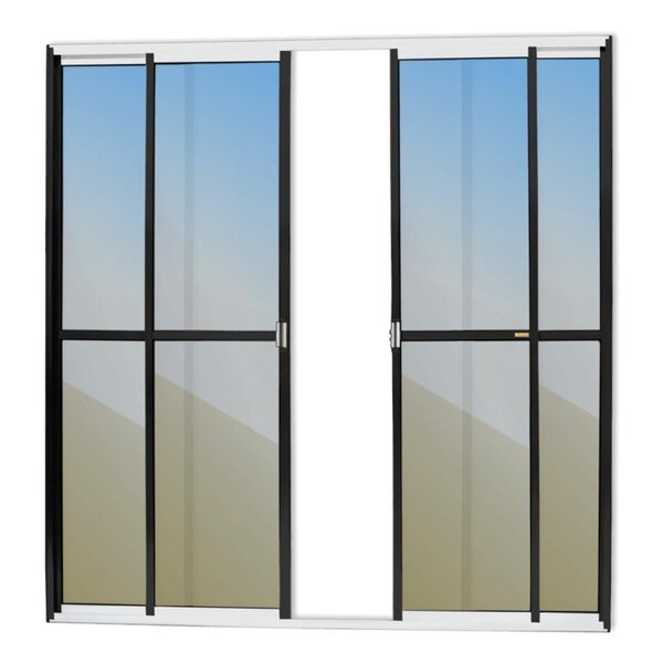 Porta Balcão 4 Folhas Super 25 Vidro Reflex 210cm X 240cm Bri