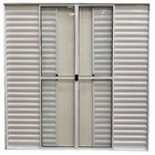 Porta Balcao 6 Folhas Aluminio Branco C/trinco  2.10x2.00