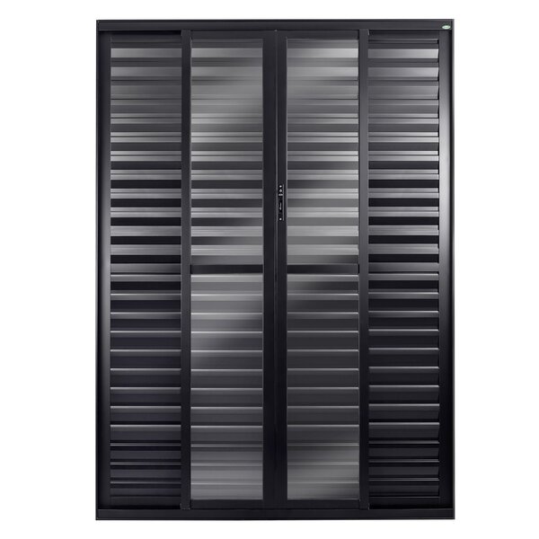 Porta Balcão Central Veneziana 6 Folhas Topsul 210x150cm Esqu