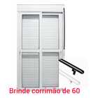 Porta Balcão Com Persiana. Linha suprema reforçada 150x235/ +