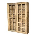 Porta Balcão De Abrir / Abrir De Madeira Itaúba Reto Esquadri