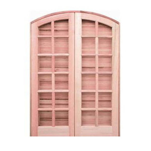 Porta Balcão De Abrir / Abrir De Madeira Padrão Cedro Em Arco