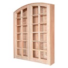 Porta Balcão De Abrir / Abrir De Madeira Padrão Cedro Em Arco