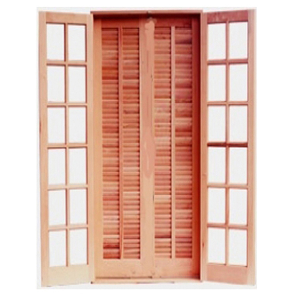 Porta Balcão De Abrir / Abrir De Madeira Padrão Cedro Reto Es