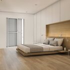 Porta Balcão De Aluminio 210x120cm 3 Folhas Com Travessa E Vi