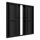 Porta Balcão De Aluminio 210x200cm 6 Folhas Com Travessa E Vi