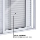 Porta Balcão De Alumínio De Correr Lateral 3 Folhas Móveis 21