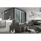 Porta Balcão de Correr Lisa Alumínio Branco Linha Alumifort 2,16x2,50m Sasazaki