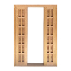 Porta Balcão De Correr De Madeira Cedro Arana Veneziana Reto