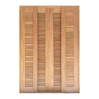 Porta Balcão De Correr De Madeira Cedro Arana Veneziana Reto