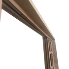 Porta Balcão De Correr De Madeira Itaúba Quadriculada Reto Es