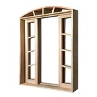 Porta Balcão De Correr De Madeira Padrão Cedro Diagonal Em Ar