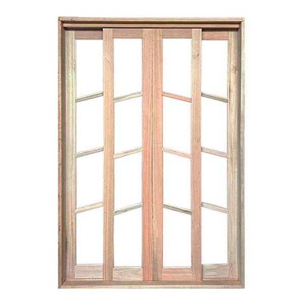 Porta Balcão De Correr De Madeira Padrão Cedro Diagonal Reto