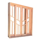 Porta Balcão De Correr De Madeira Padrão Cedro Diamante Reto