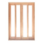 Porta Balcão De Correr De Madeira Padrão Cedro Panorâmico Ret