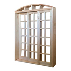 Porta Balcão De Correr De Madeira Padrão Cedro Purgato Em Arc