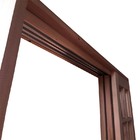 Porta Balcão De Correr De Madeira Padrão Cedro Purgato Reto E