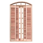 Porta Balcão De Correr De Madeira Padrão Cedro Veneziana Em A